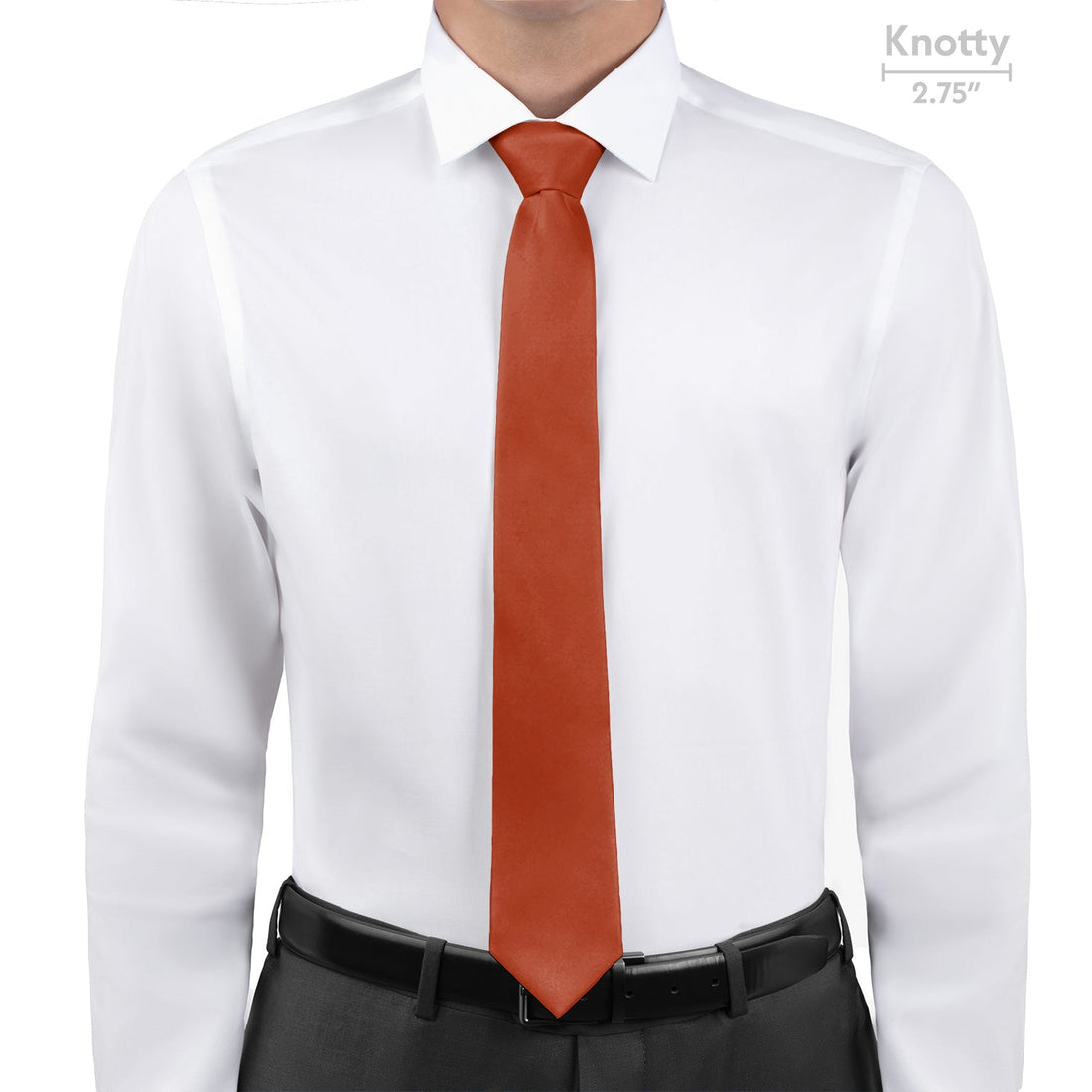 Azazie Paprika Necktie - Knotty - Knotty Tie Co.
