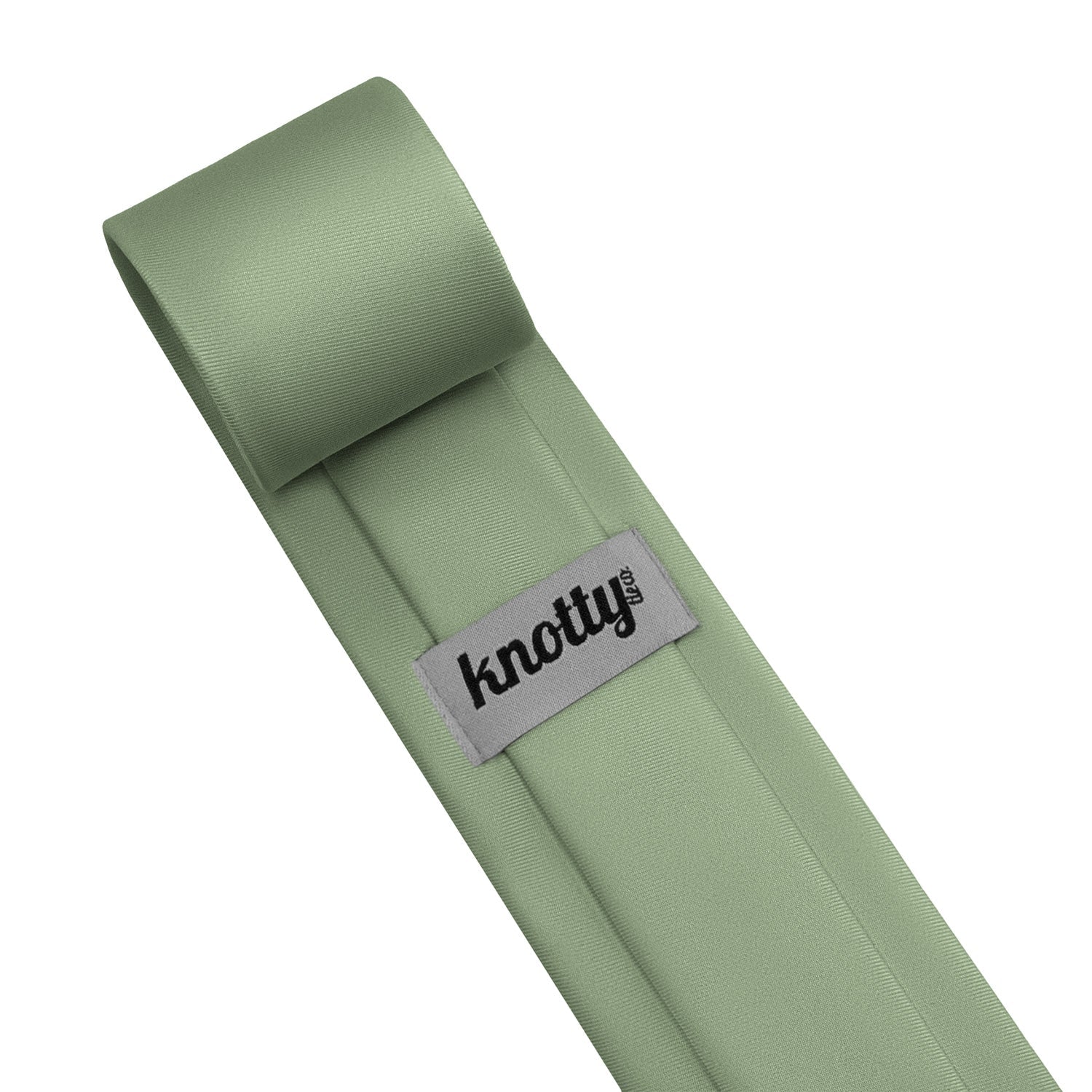 Azazie Pistachio Necktie - Tag - Knotty Tie Co.