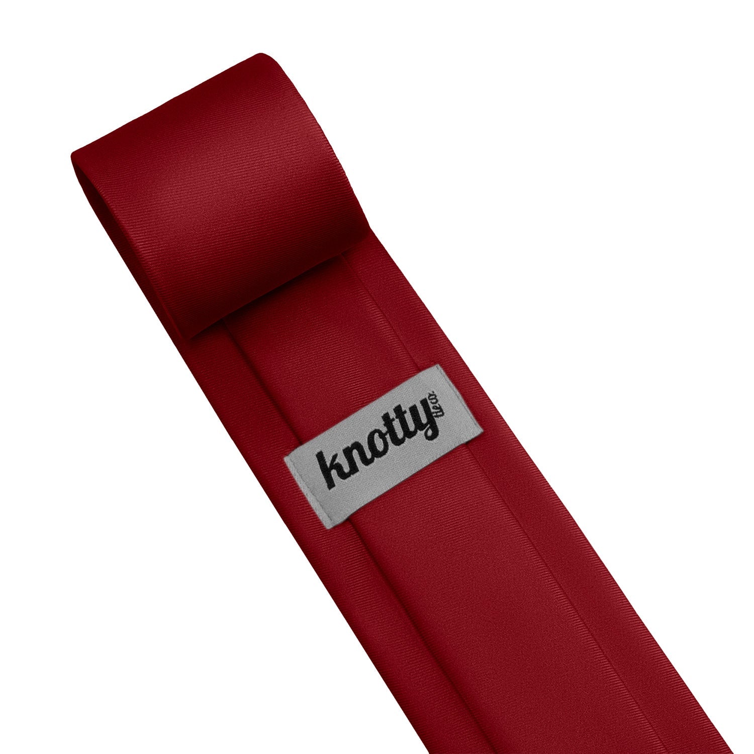 Azazie Pomegranate Necktie - Tag - Knotty Tie Co.