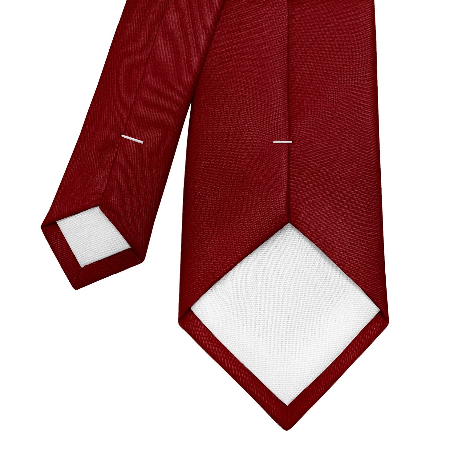 Azazie Pomegranate Necktie - Tipping - Knotty Tie Co.