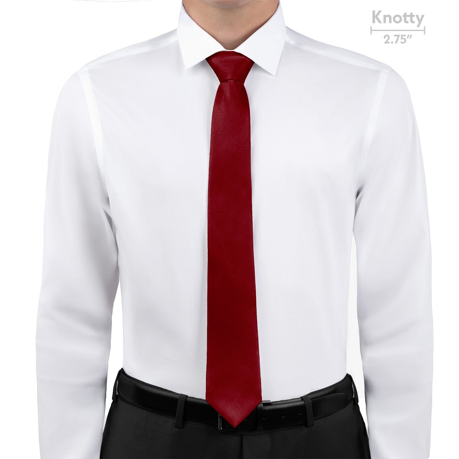Azazie Pomegranate Necktie - Knotty - Knotty Tie Co.