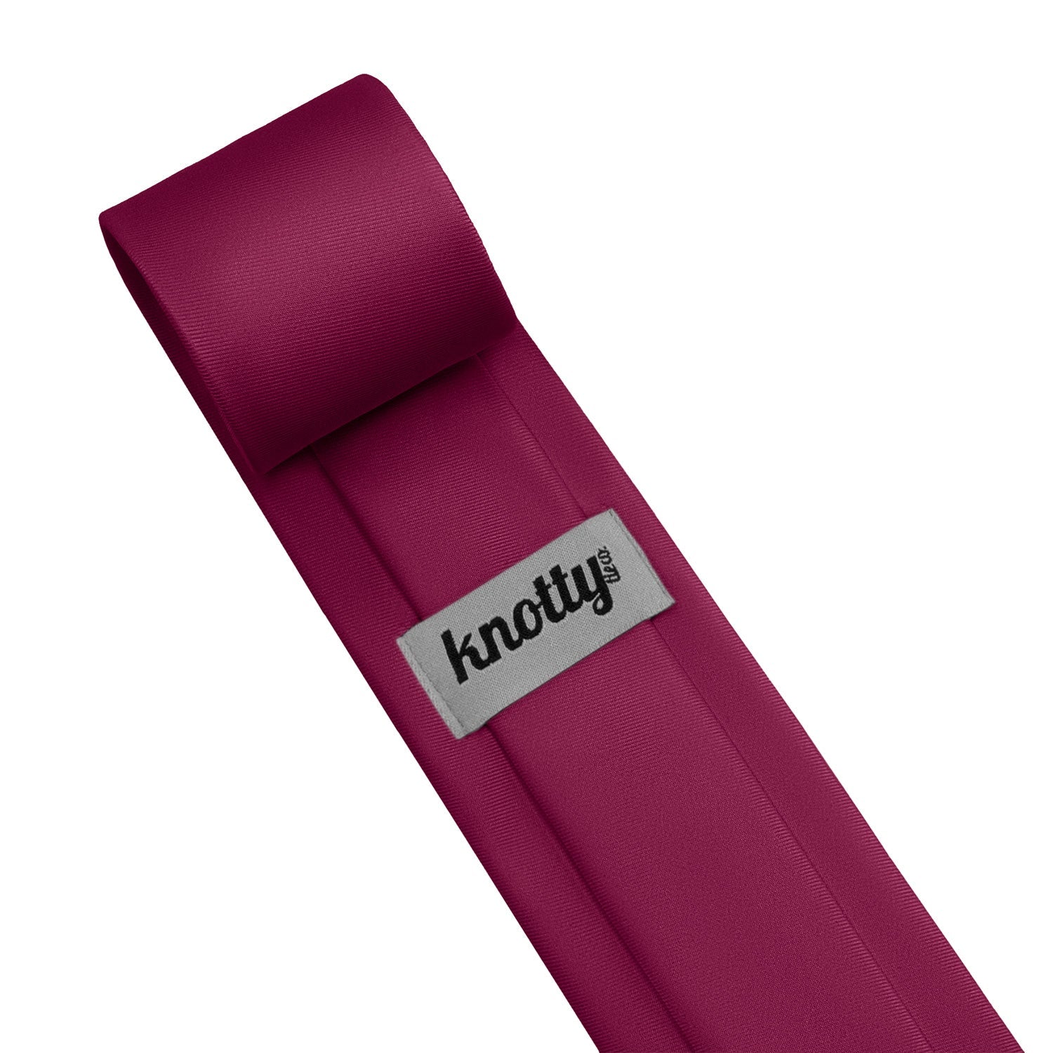 Azazie Raspberry Necktie - Tag - Knotty Tie Co.