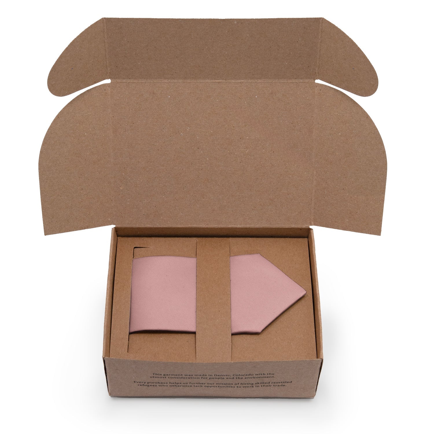 Azazie Rosette Necktie - Packaging - Knotty Tie Co.