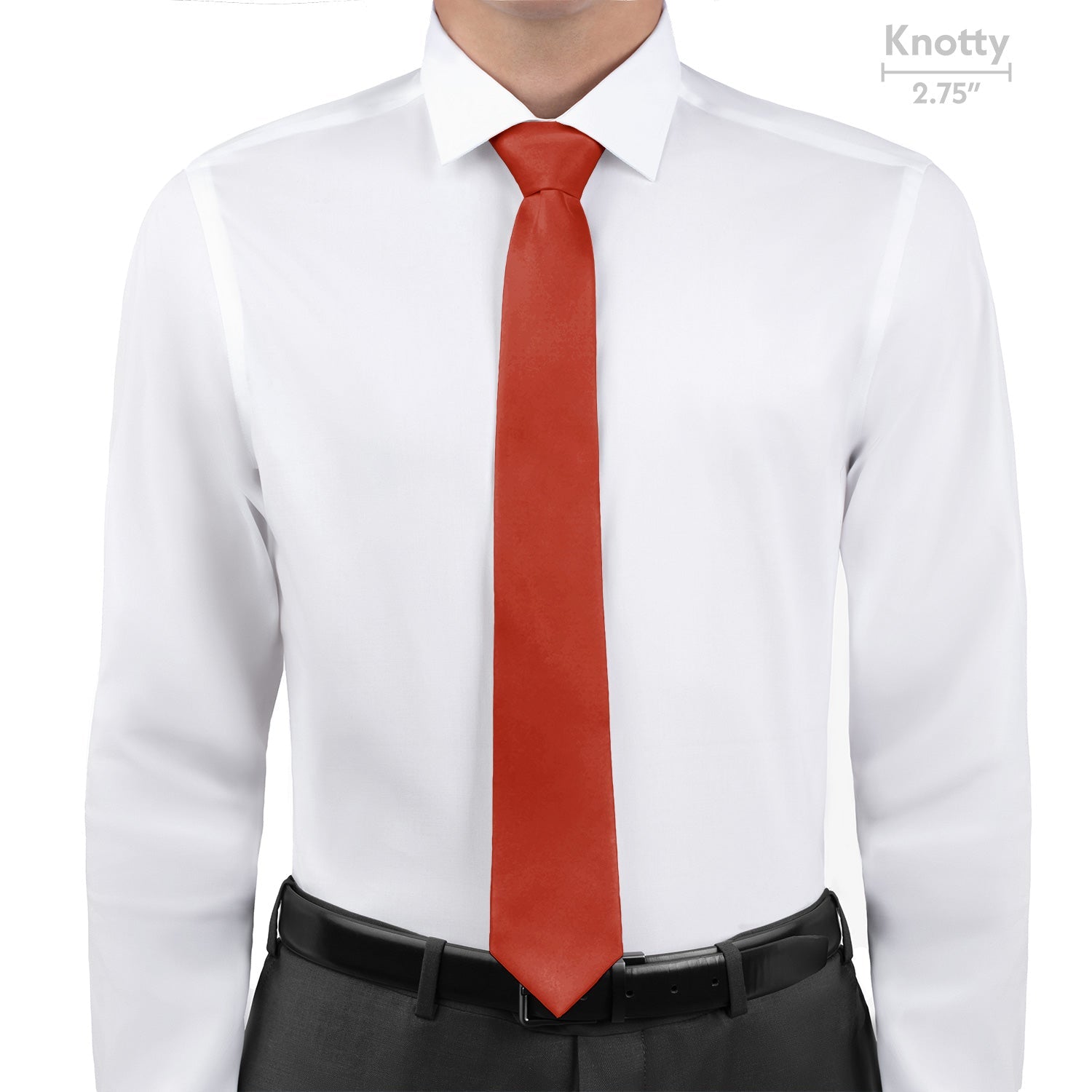 Azazie Rust Necktie - Knotty - Knotty Tie Co.