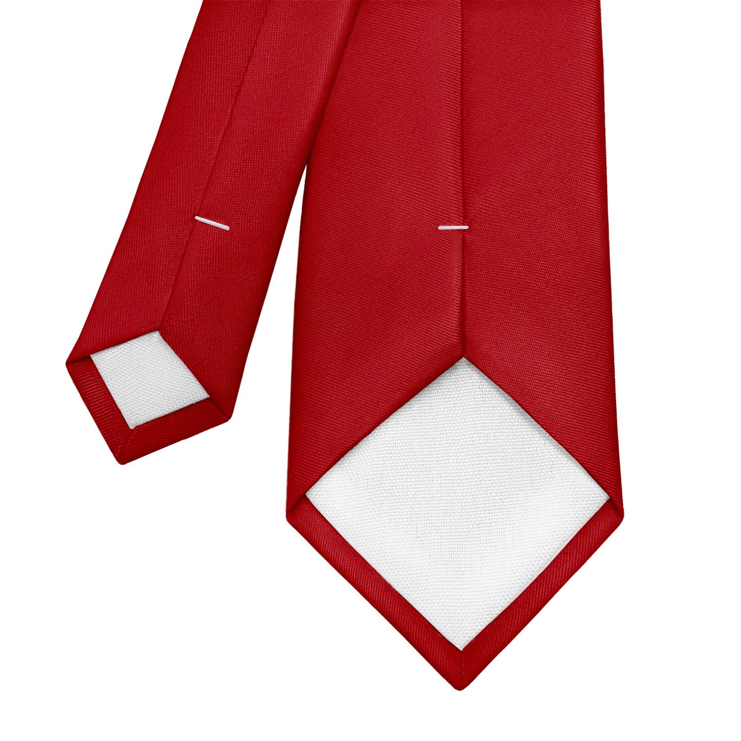 Azazie Scarlet Necktie - Tipping - Knotty Tie Co.
