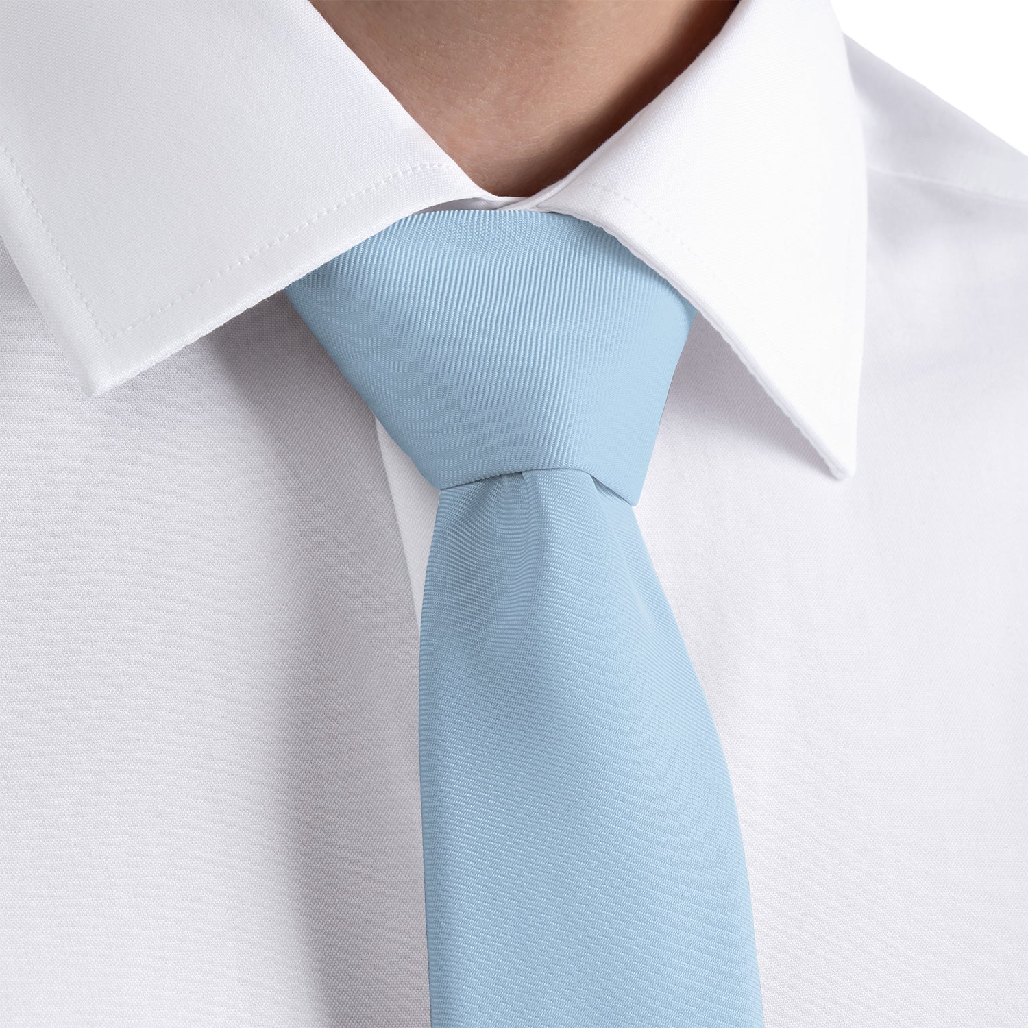 Azazie Sky Blue Necktie - Dress Shirt - Knotty Tie Co.
