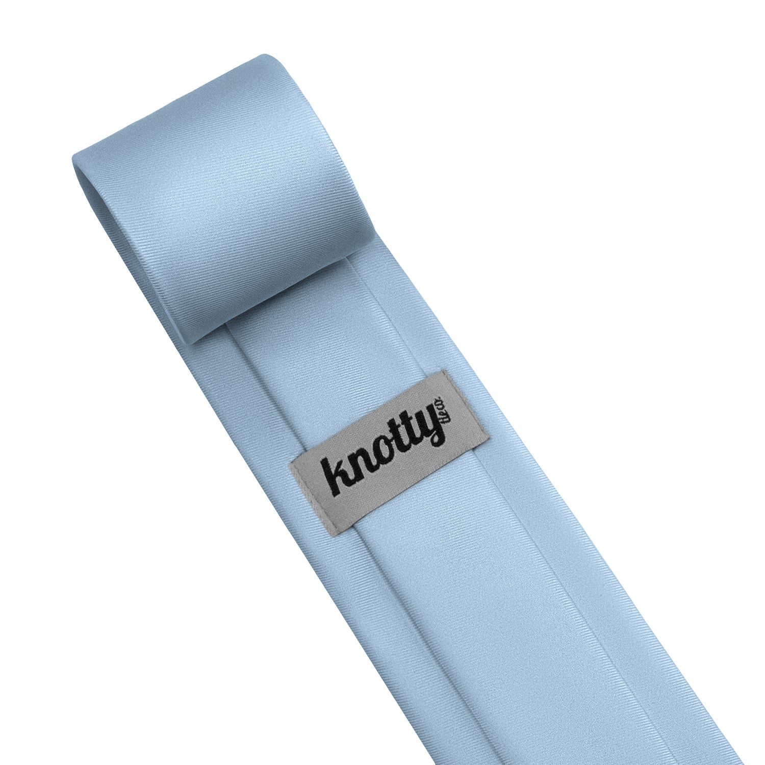 Azazie Sky Blue Necktie - Tag - Knotty Tie Co.