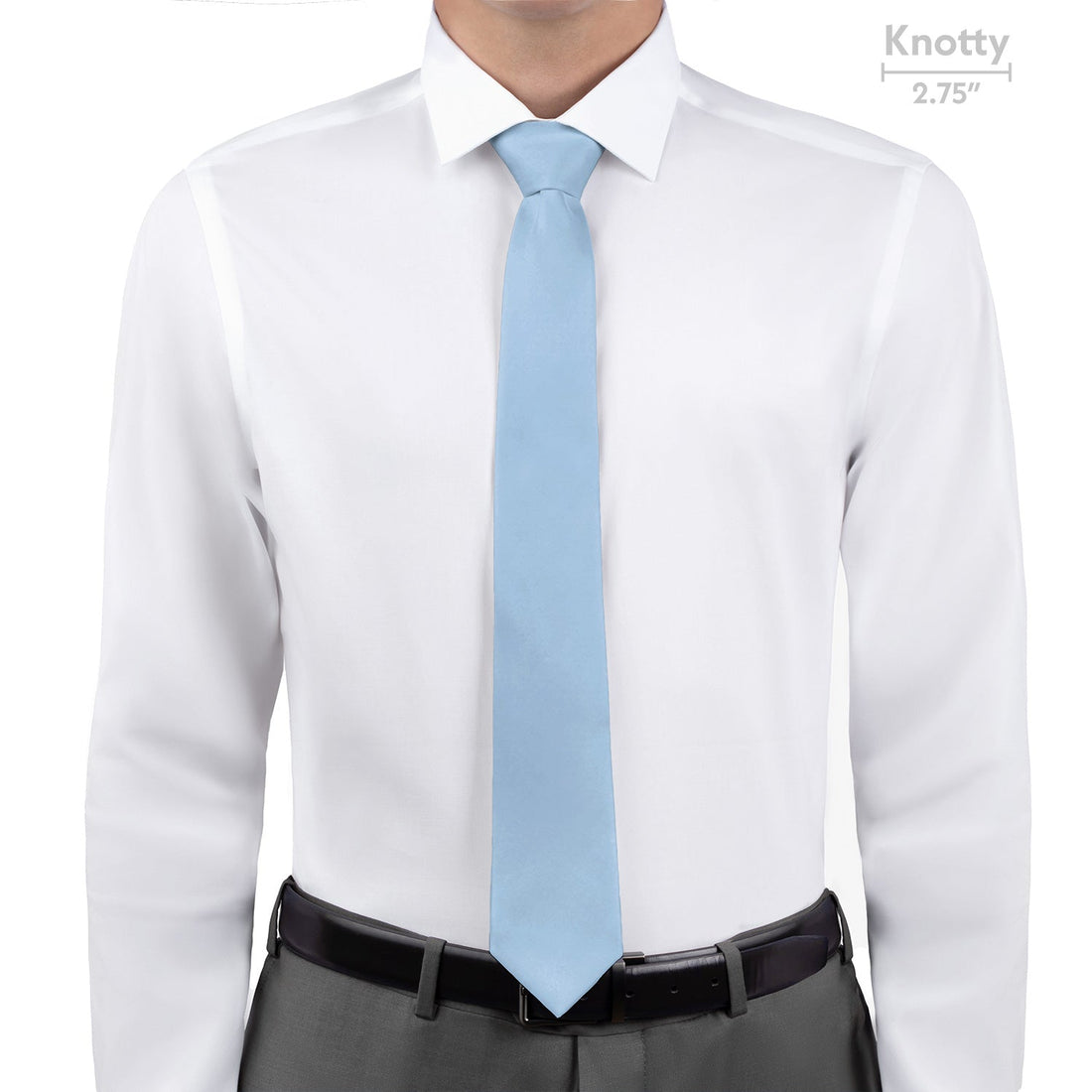 Azazie Sky Blue Necktie - Knotty - Knotty Tie Co.