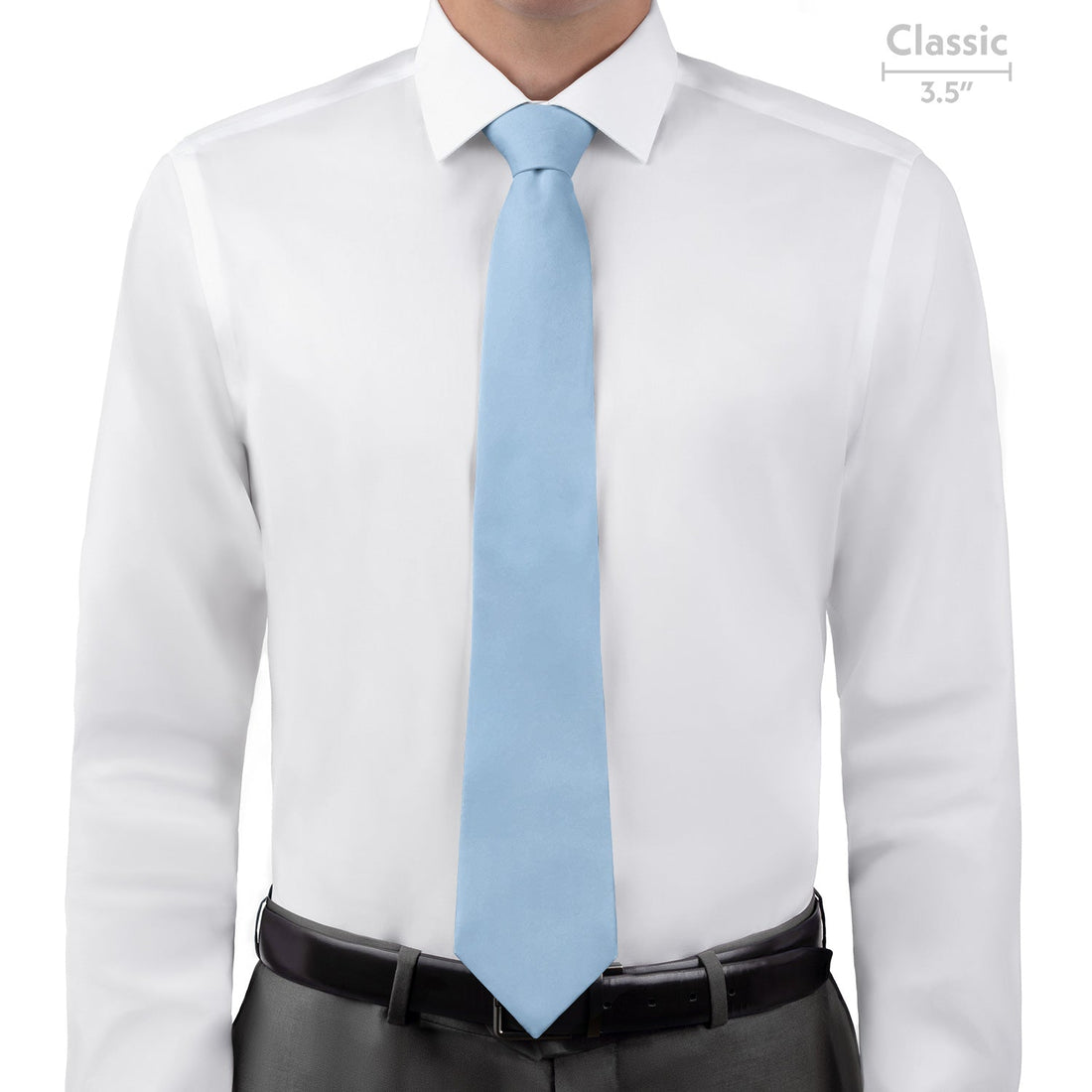 Azazie Sky Blue Necktie - Classic - Knotty Tie Co.