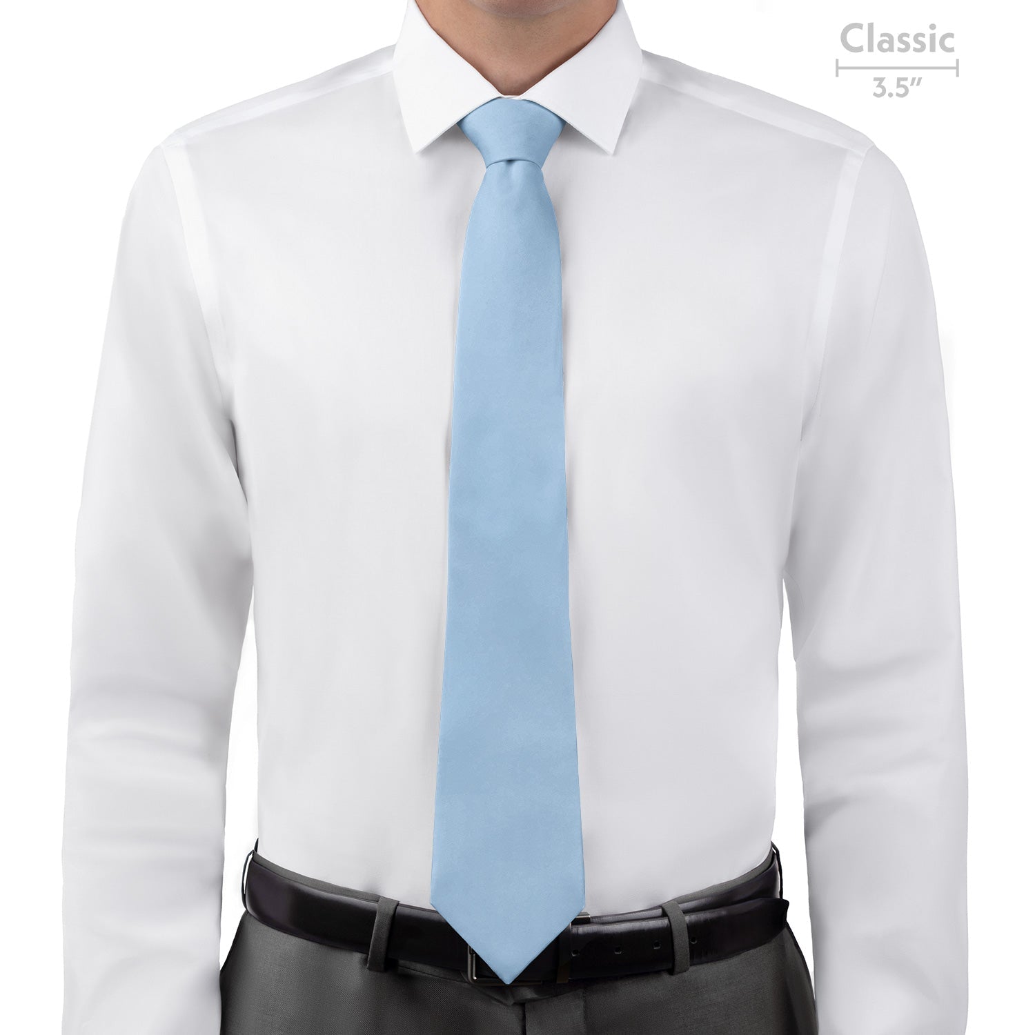 Azazie Sky Blue Necktie - Classic - Knotty Tie Co.
