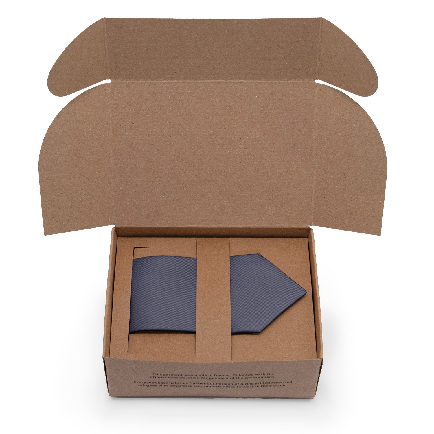 Azazie Stormy Necktie - Packaging - Knotty Tie Co.