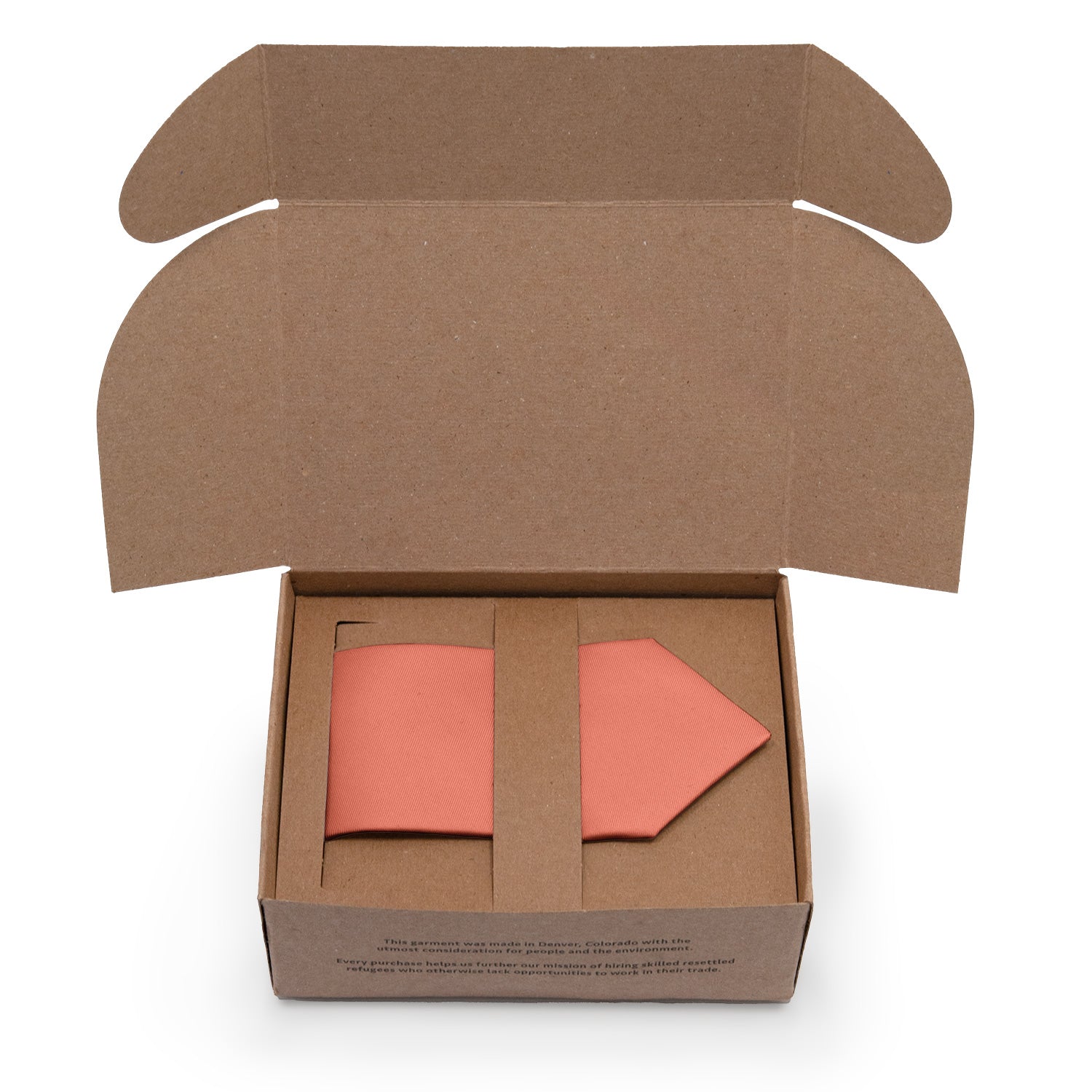 Azazie Sunset Necktie - Packaging - Knotty Tie Co.