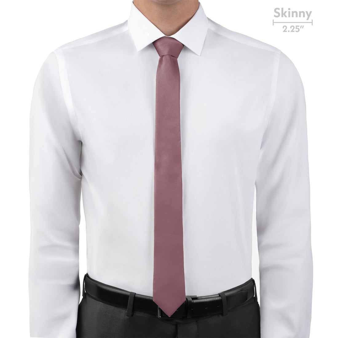 Azazie Vintage Mauve Necktie - Skinny - Knotty Tie Co.