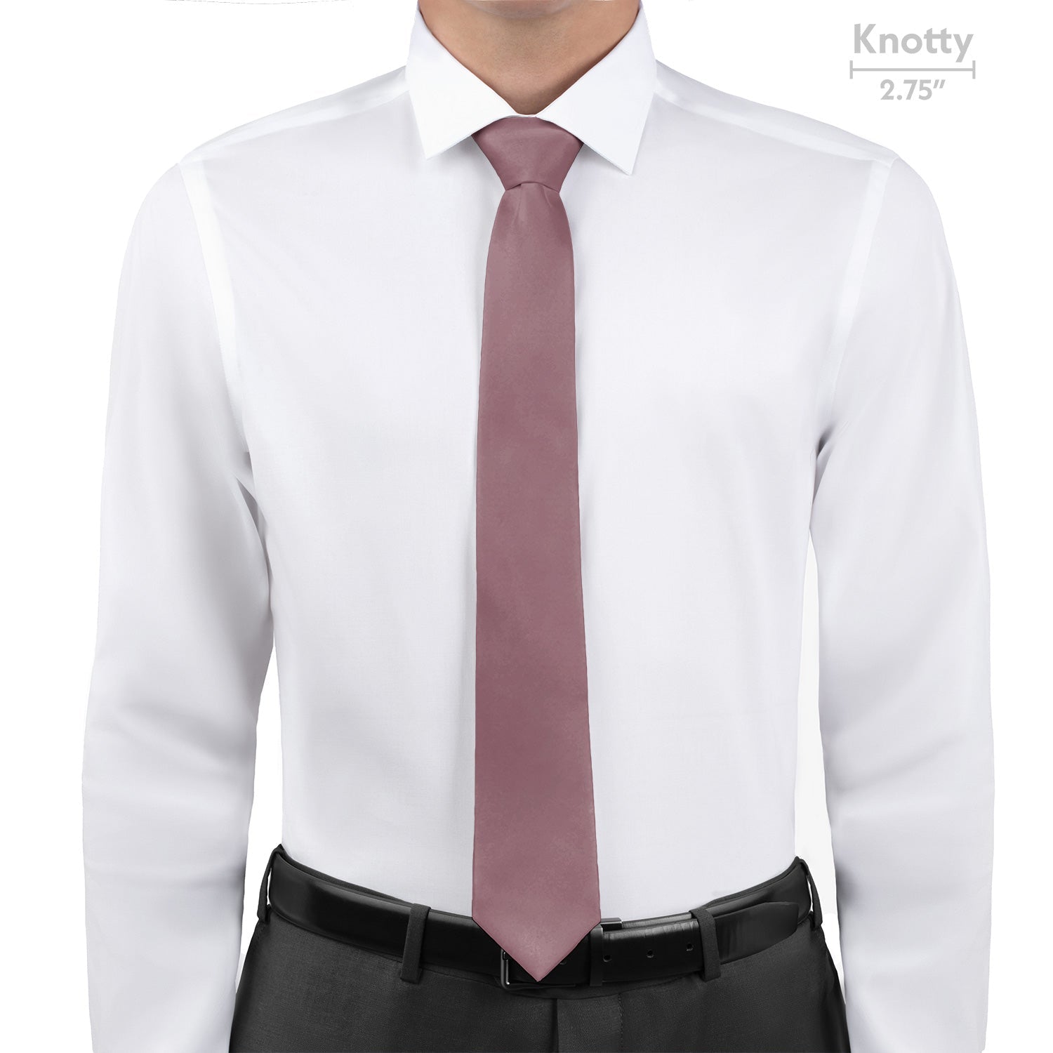 Azazie Vintage Mauve Necktie - Knotty - Knotty Tie Co.