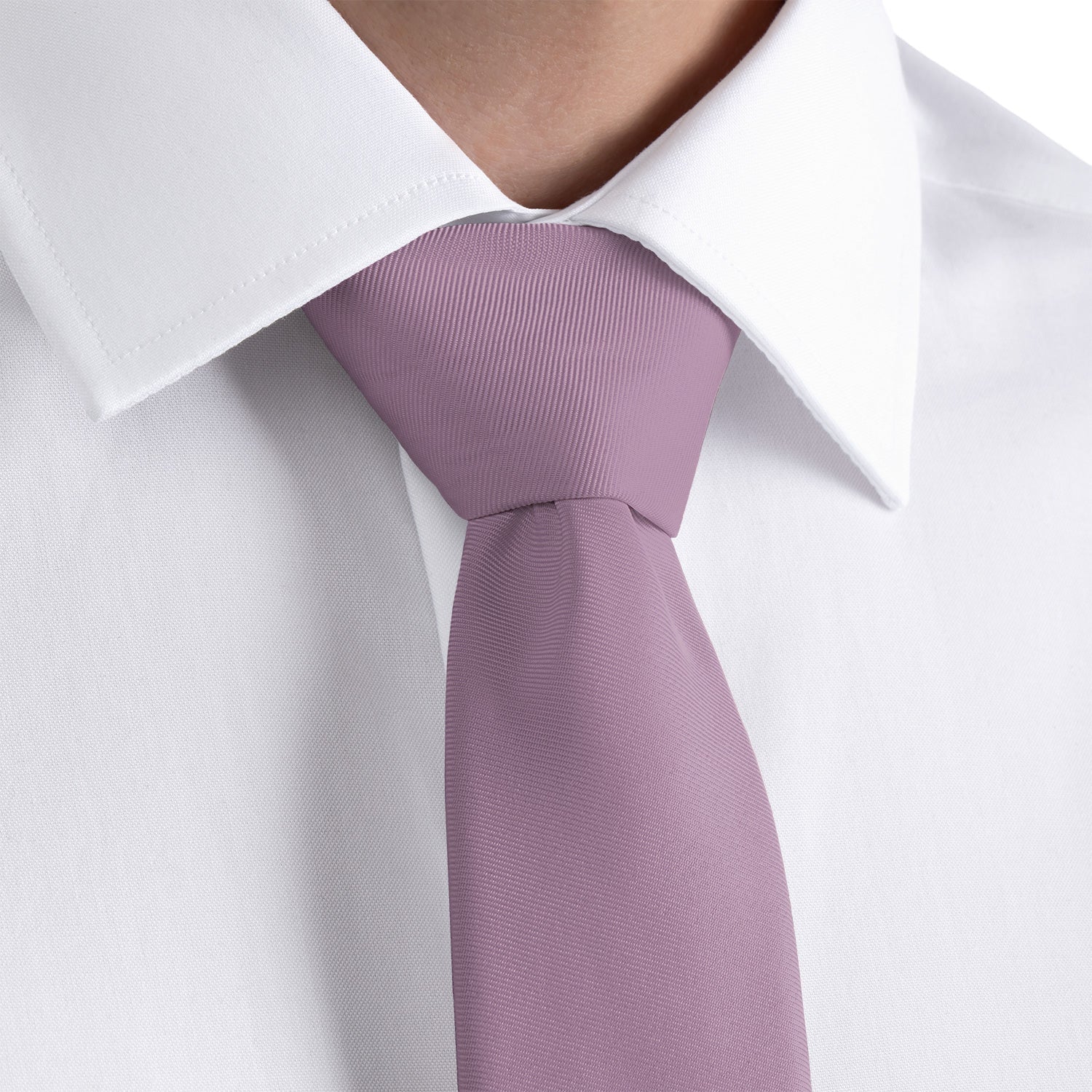 Azazie Wisteria Necktie - Rolled - Knotty Tie Co.
