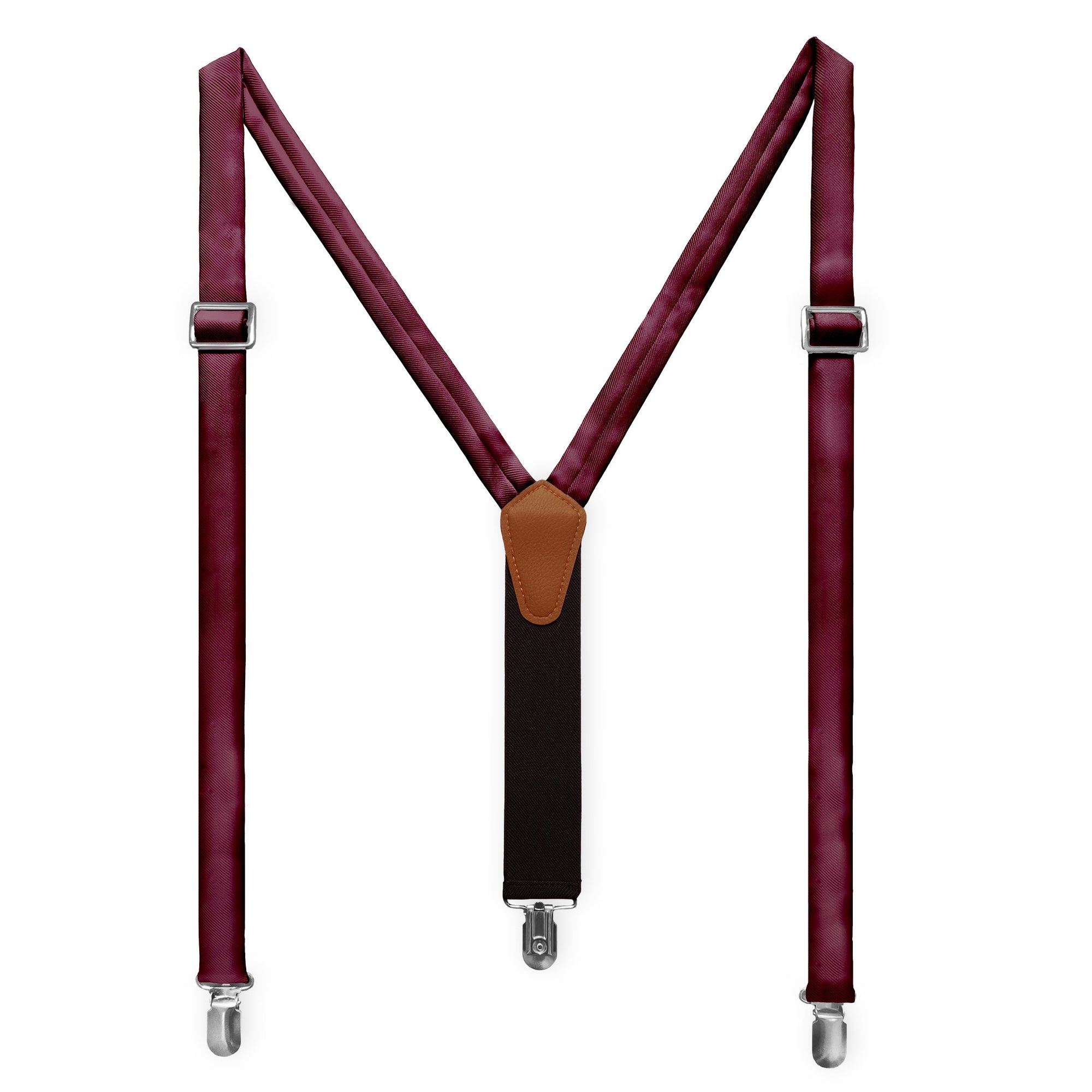 Azazie Sangria Suspenders - Adult Short 36-40" -  - Knotty Tie Co.