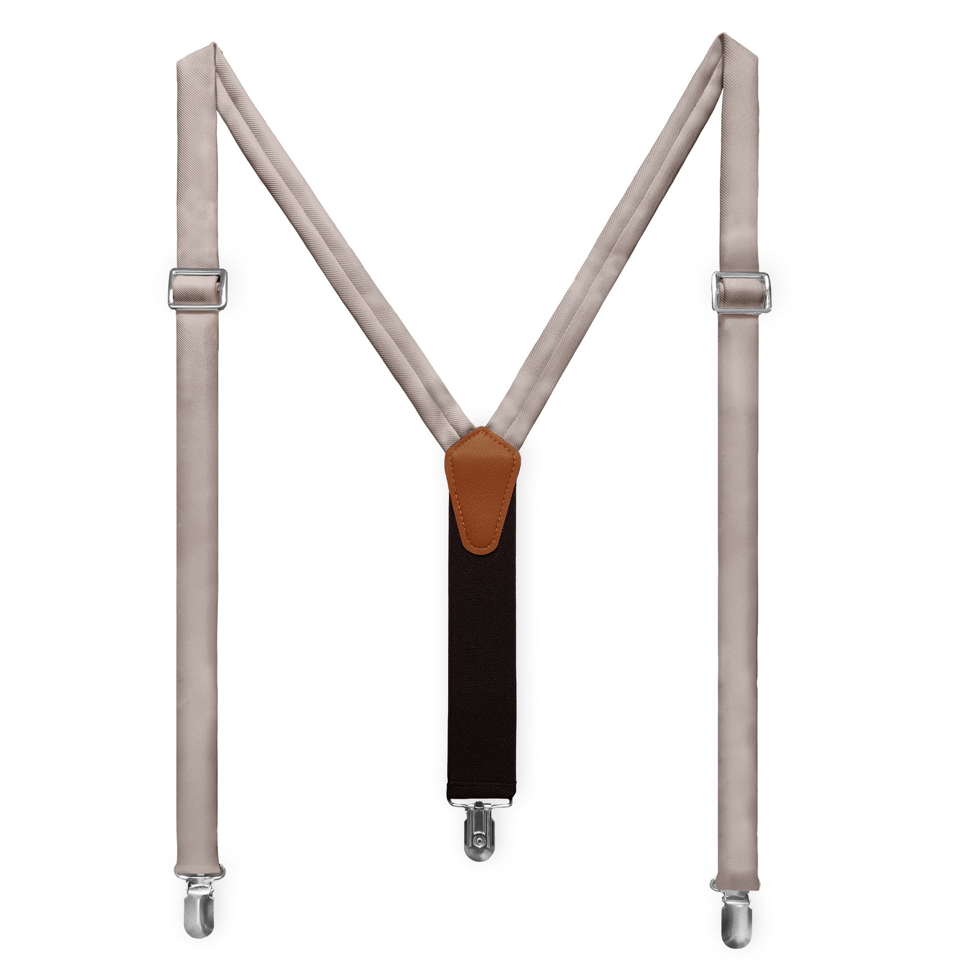 Azazie Taupe Suspenders - Adult Short 36-40" -  - Knotty Tie Co.