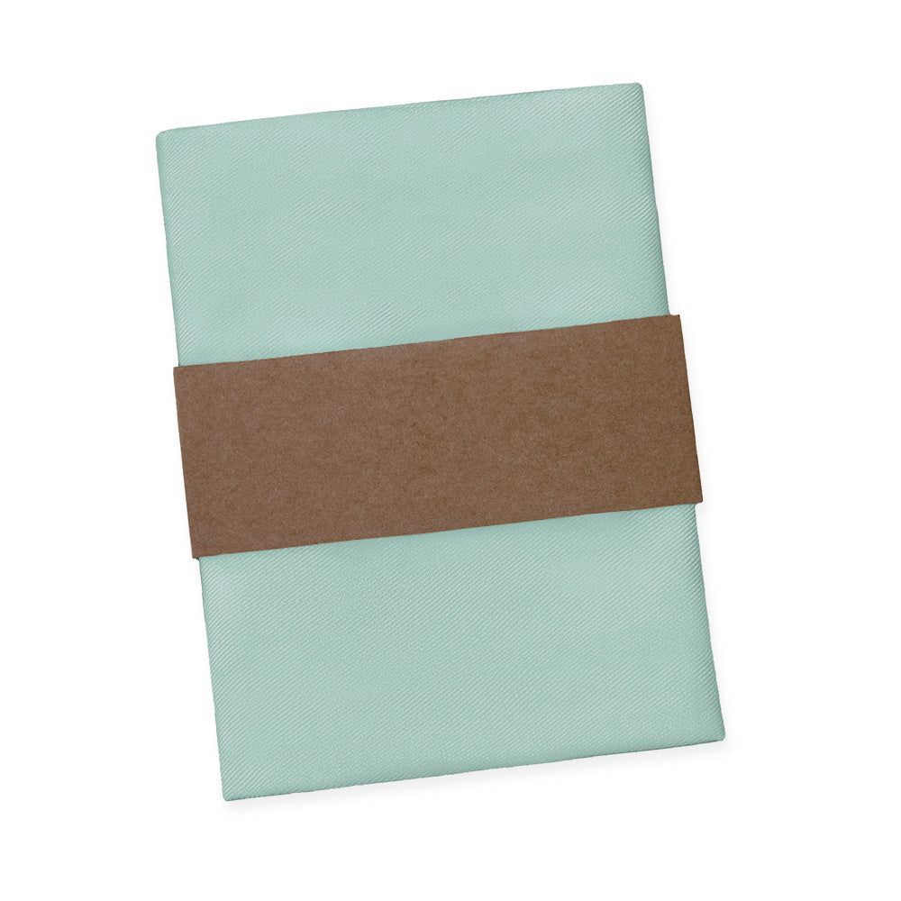 Azazie Aqua Pocket Square - Packaging - Knotty Tie Co.