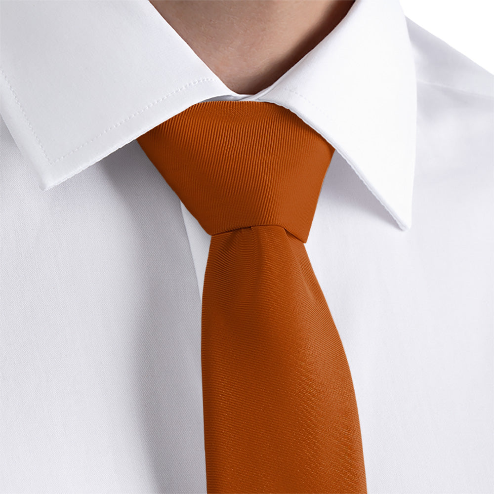 Azazie Burnt Orange Necktie - Dress Shirt - Knotty Tie Co.