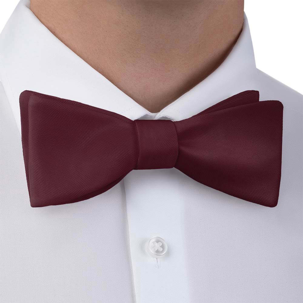 Azazie Cabernet Bow Tie - Bow Tie with Dress Shirt - Knotty Tie Co.