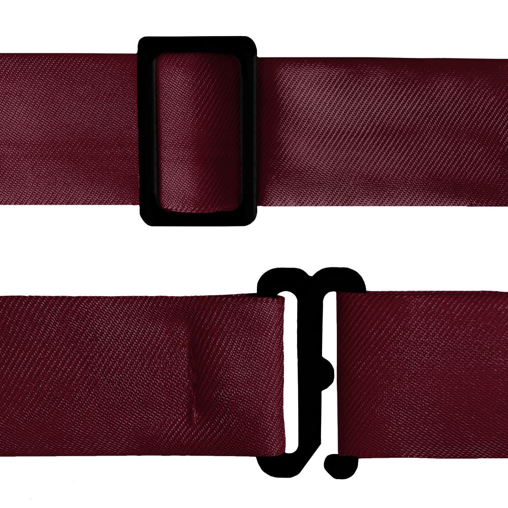 Azazie Cabernet Bow Tie - Bow Tie Hardware - Knotty Tie Co.