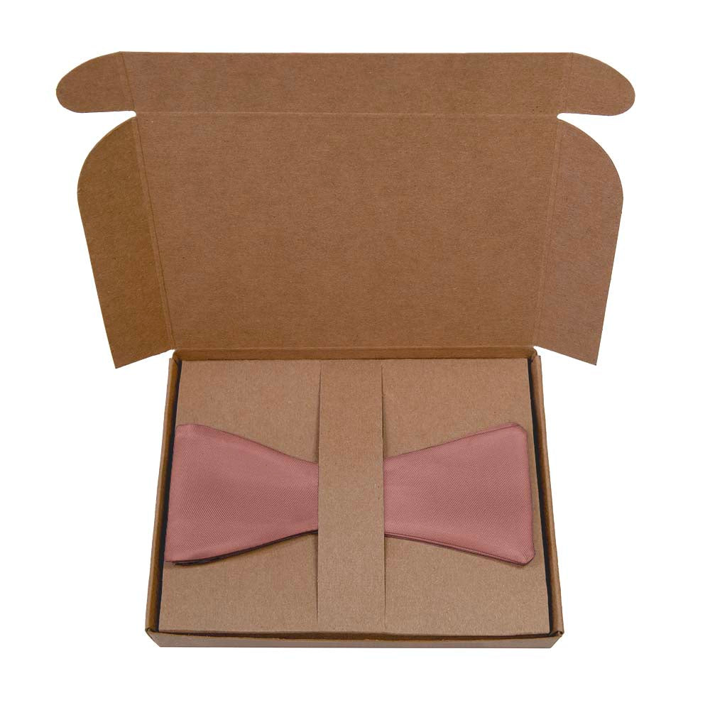 Azazie Cedar Rose Bow Tie- Kraft Gift Box Packaging - Knotty Tie Co.