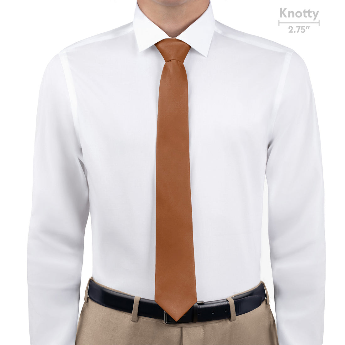 Azazie Cinnamon Necktie - Knotty - Knotty Tie Co.