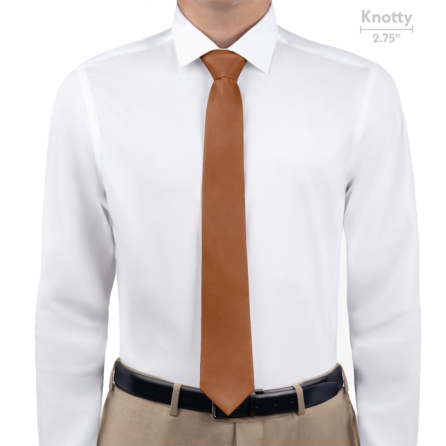 Azazie Cinnamon Necktie - Knotty - Knotty Tie Co.