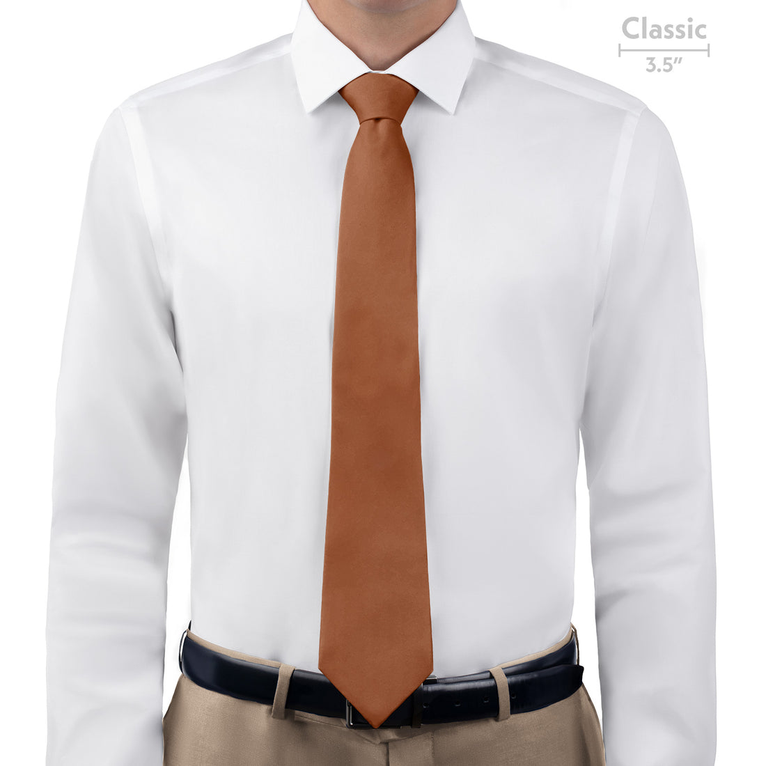 Azazie Cinnamon Necktie - Classic  - Knotty Tie Co.