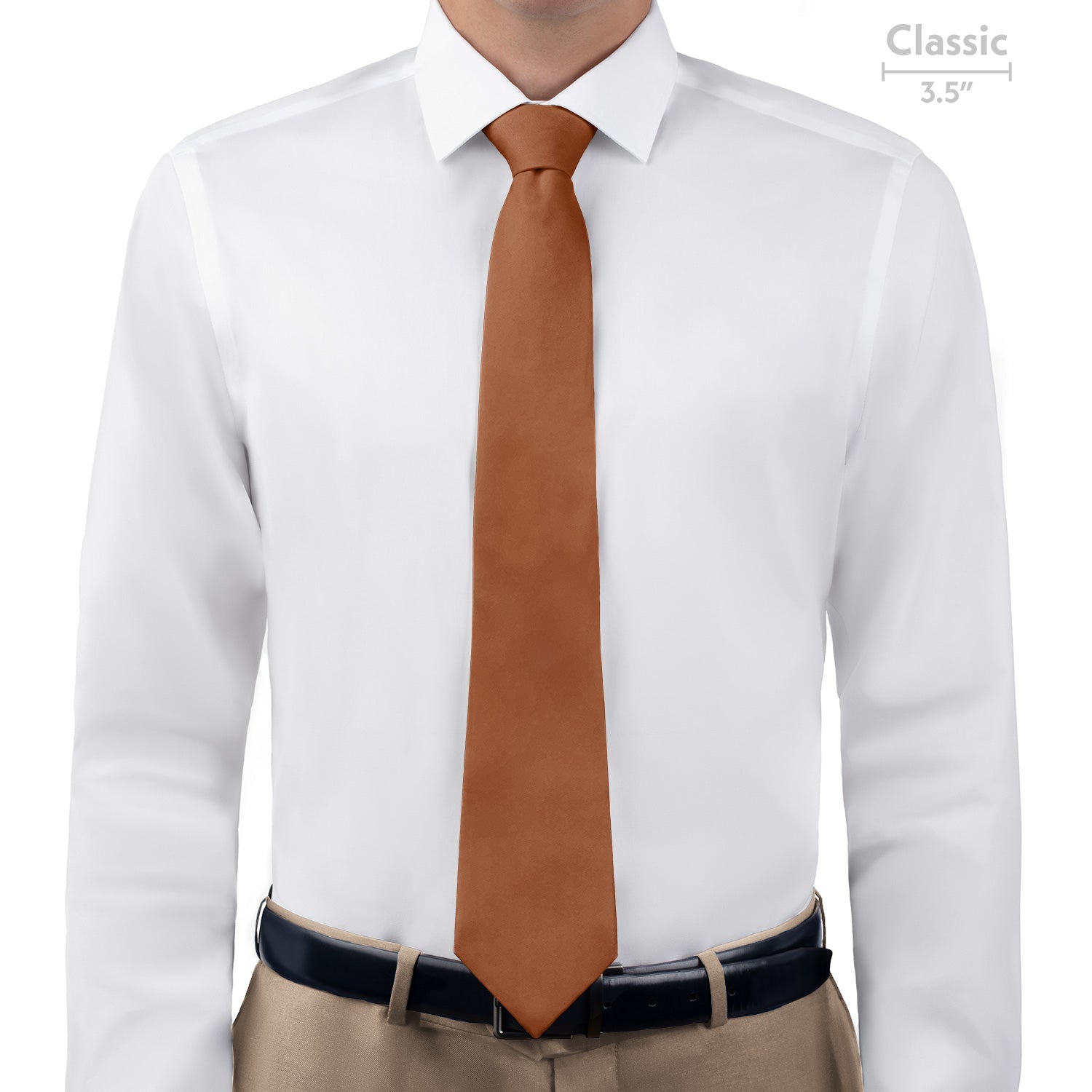 Azazie Cinnamon Necktie - Classic  - Knotty Tie Co.