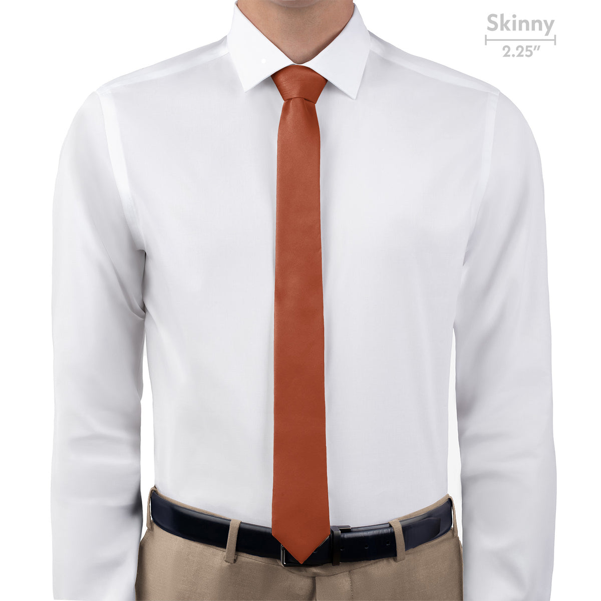 Azazie Clay Necktie - Skinny - Knotty Tie Co.
