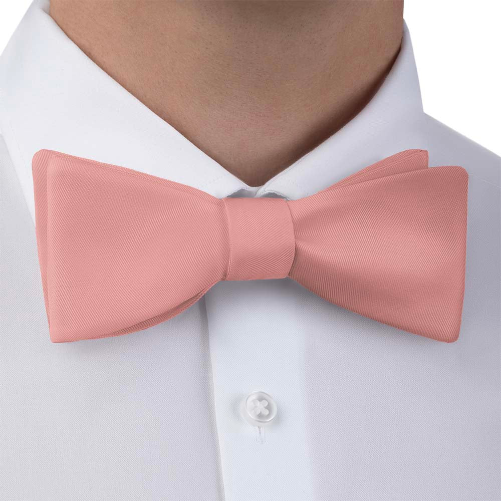 Azazie Coral Bow Tie - Bow Tie with Dress Shirt - Knotty Tie Co.