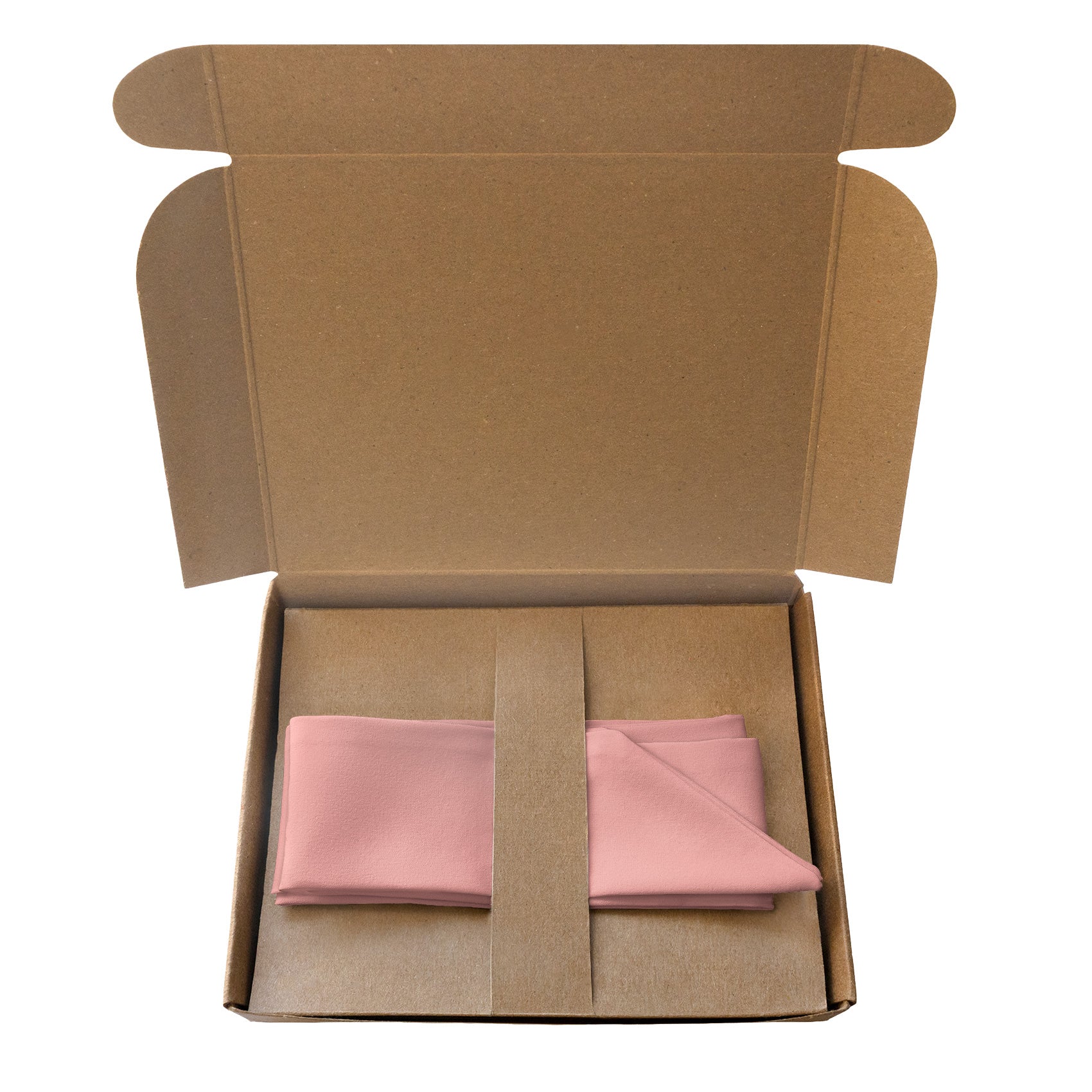 Azazie Coral Hair Scarf - Packaging - Knotty Tie Co.