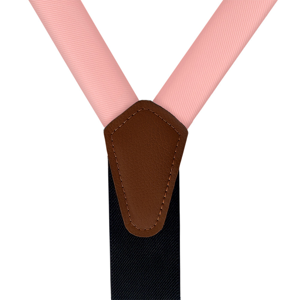 Azazie Coral Suspenders - Vegan Leather Y-Back - Knotty Tie Co.