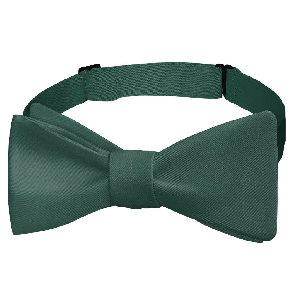 Azazie Dark Green Bow Tie - Self Tie Bow Tie - Knotty Tie Co.