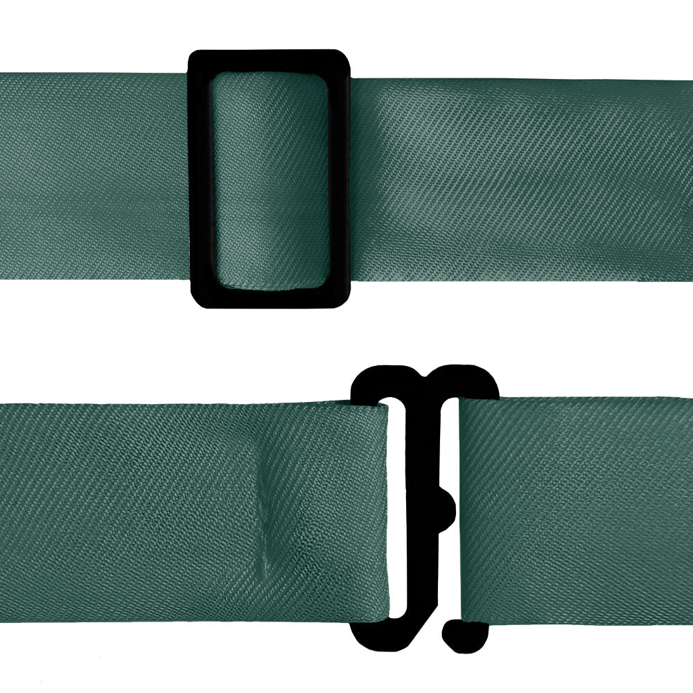 Azazie Dark Green Bow Tie - Bow Tie Hardware - Knotty Tie Co.