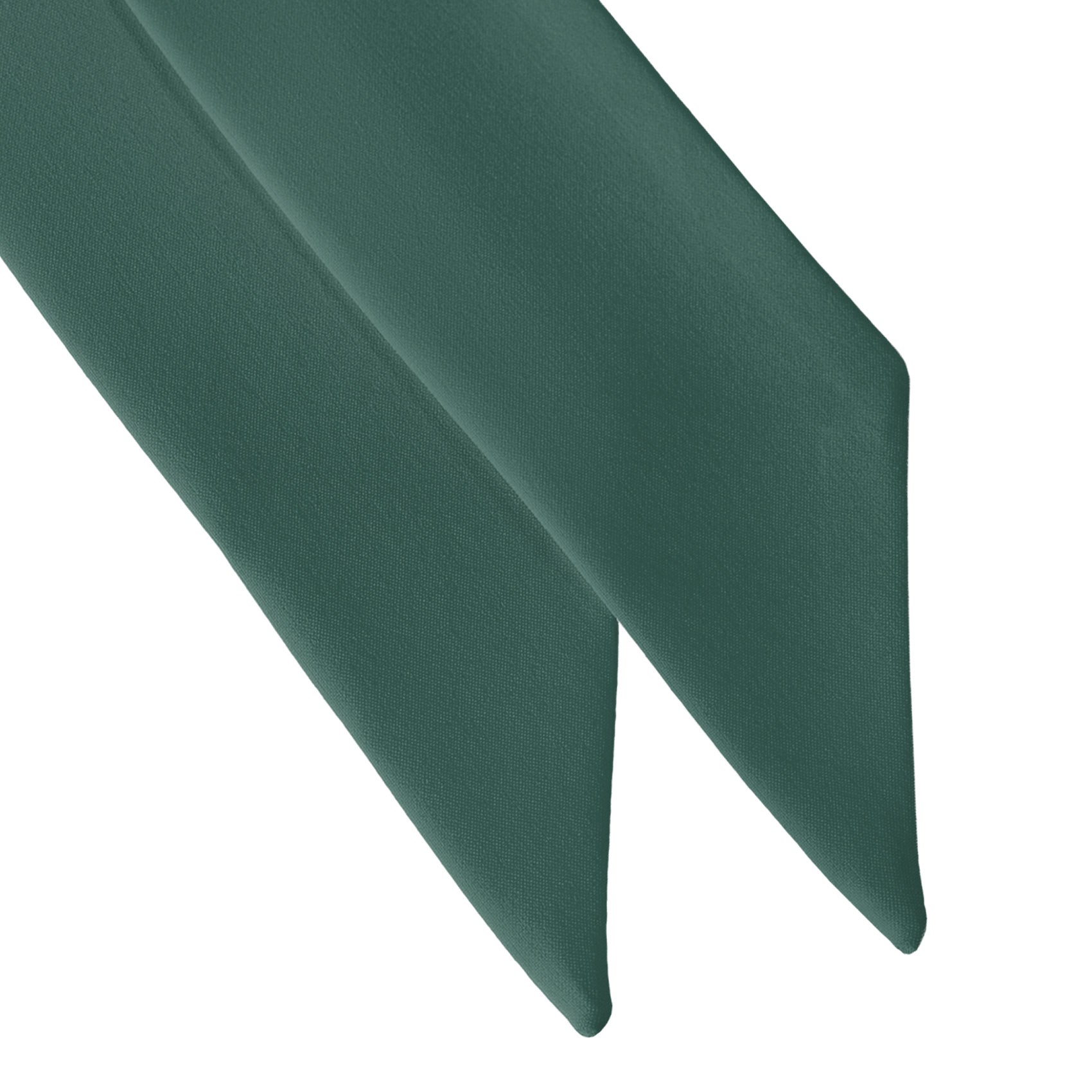 Azazie Dark Green Hair Scarf - Scarf Tapered Ends - Knotty Tie Co.