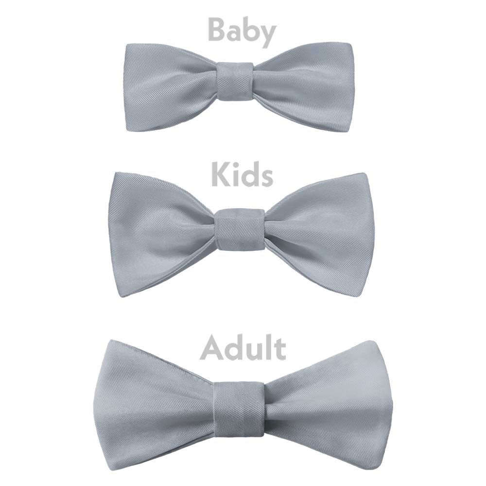 Azazie Dolphin Grey Bow Tie - Bow Sizes - Knotty Tie Co.