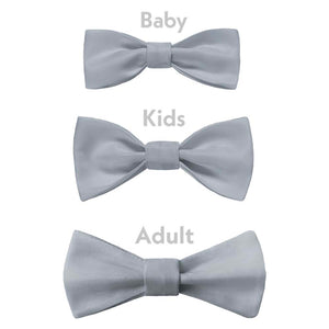 Azazie Dolphin Grey Bow Tie - Bow Sizes - Knotty Tie Co.