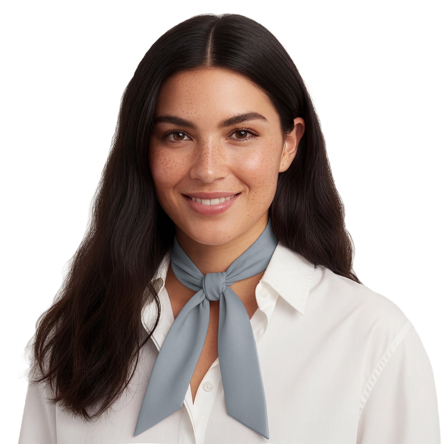 Azazie Dolphin Grey Hair Scarf - Neck Scarves - Knotty Tie Co.