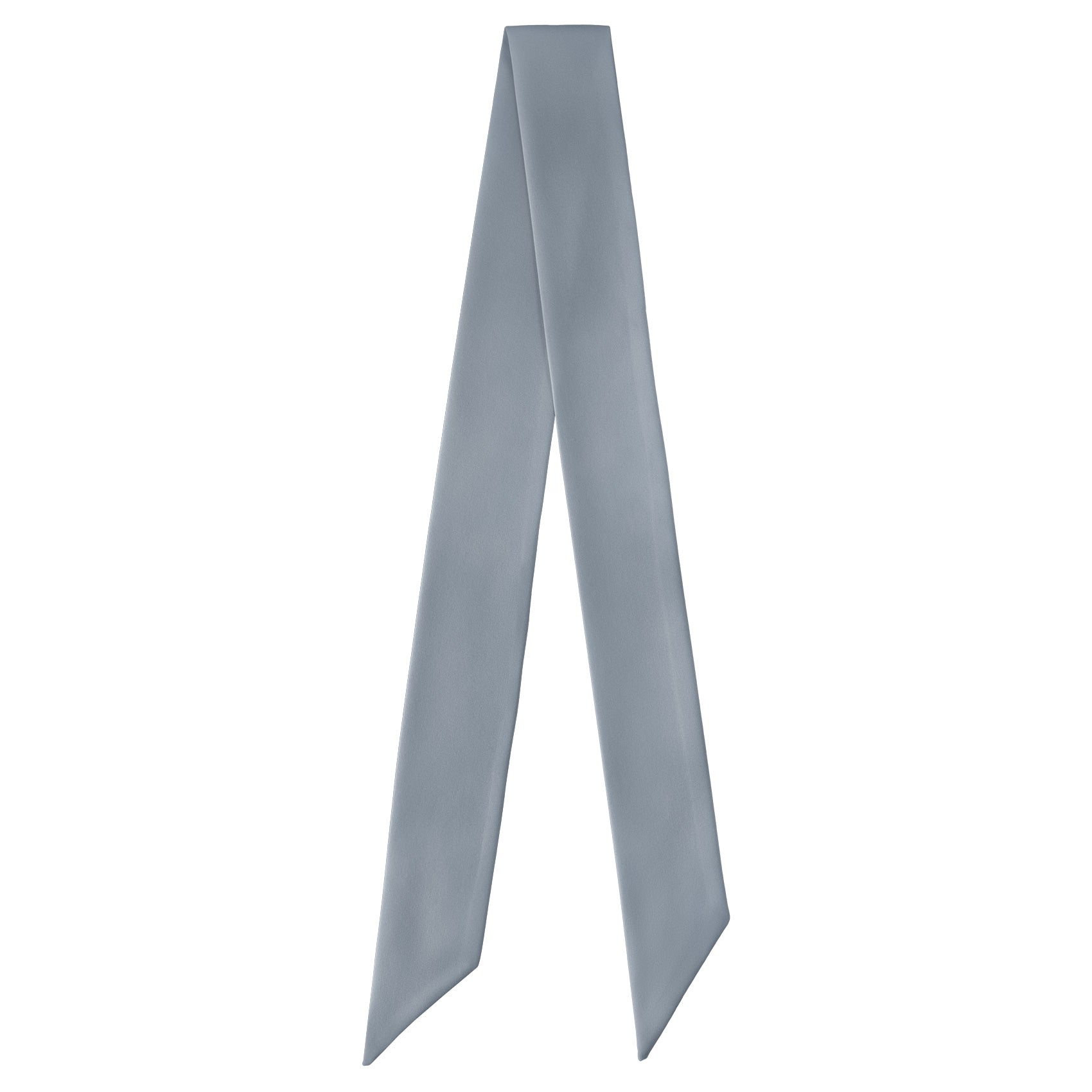 Azazie Dolphin Grey Hair Scarf - Full View of Hair Scarf - Knotty Tie Co.