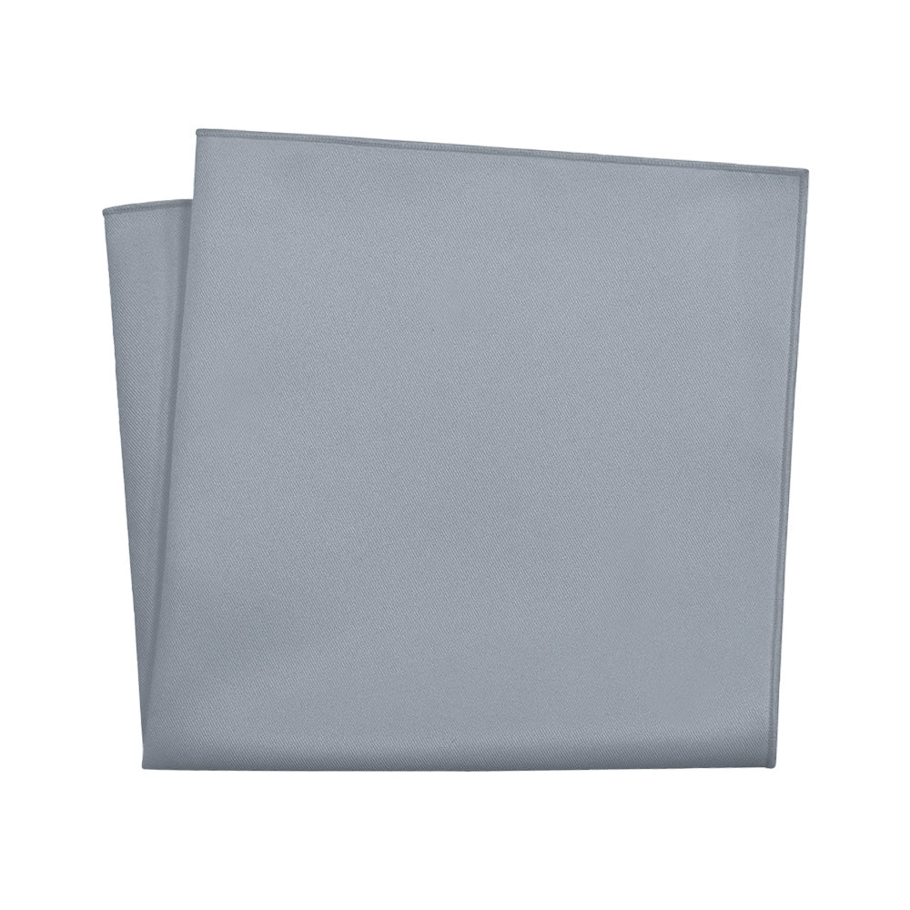 Azazie Dolphin Grey Pocket Square - 12" Square - Knotty Tie Co.
