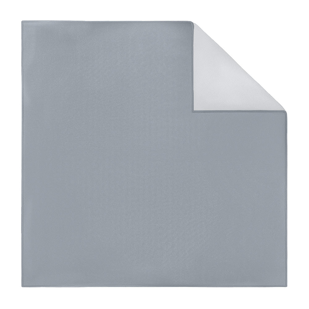 Azazie Dolphin Grey Pocket Square - Printed - Knotty Tie Co.