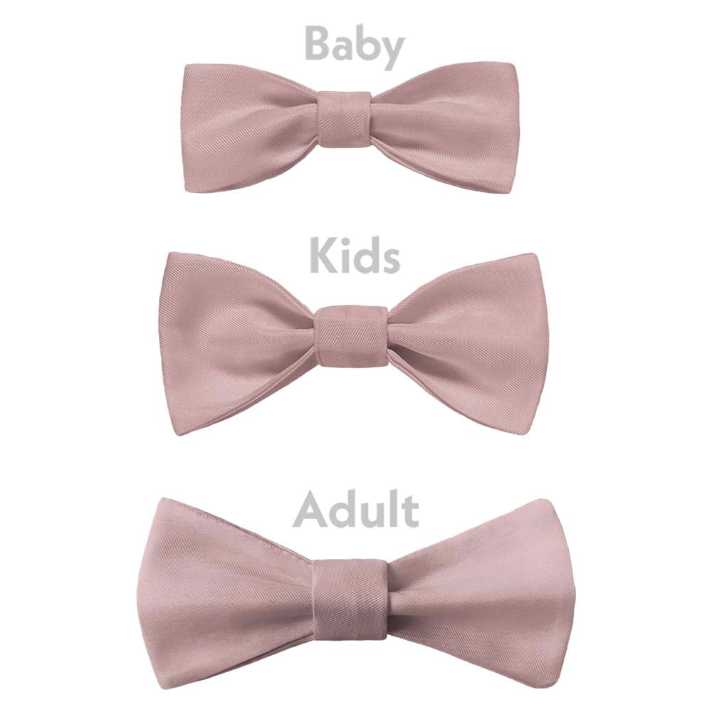 Azazie Dusty Rose Bow Tie - Bow Sizes - Knotty Tie Co.
