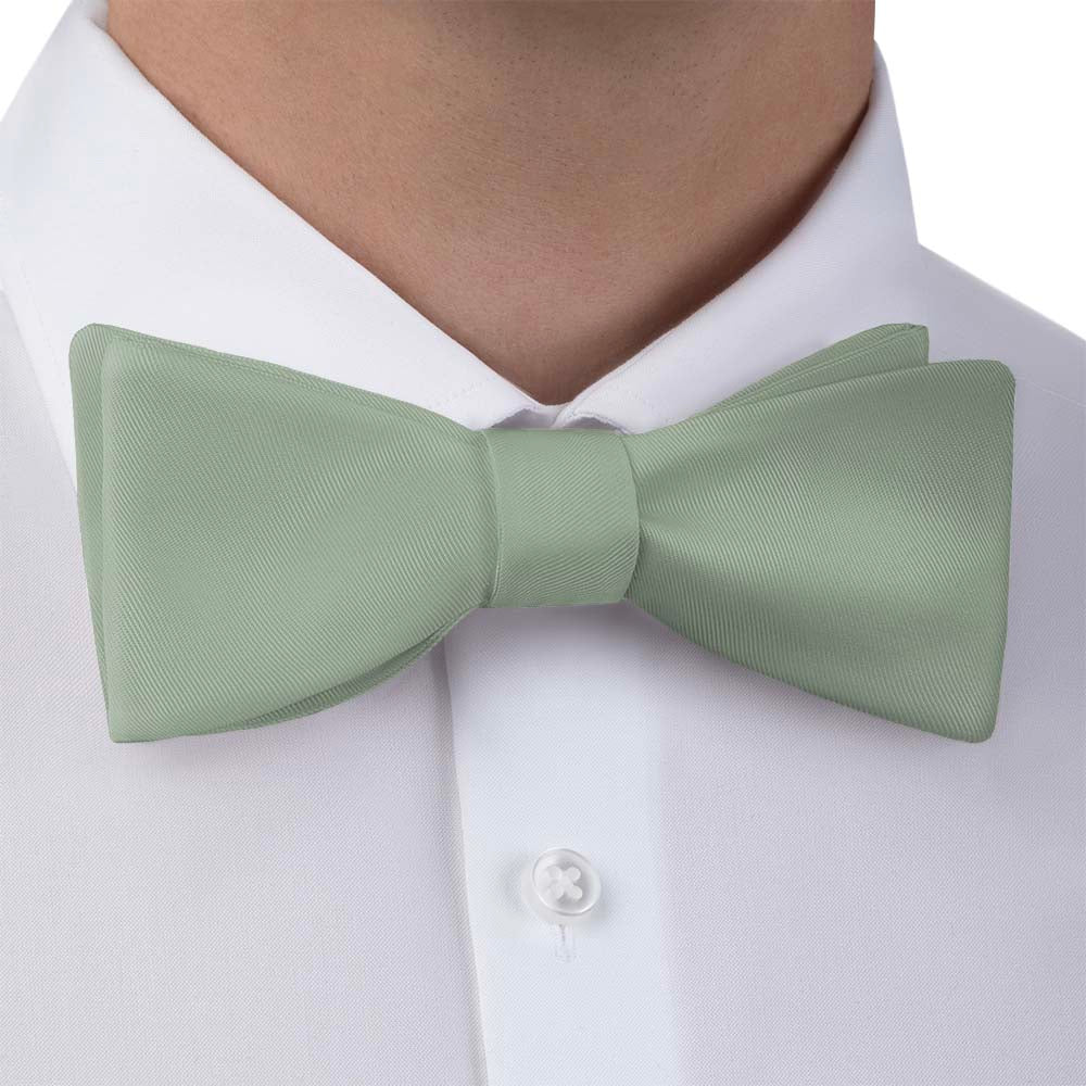 Azazie Dusty Sage Bow Tie - Bow Tie with Dress Shirt - Knotty Tie Co.