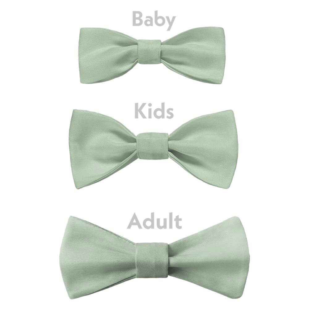 Azazie Dusty Sage Bow Tie - Bow Sizes - Knotty Tie Co.