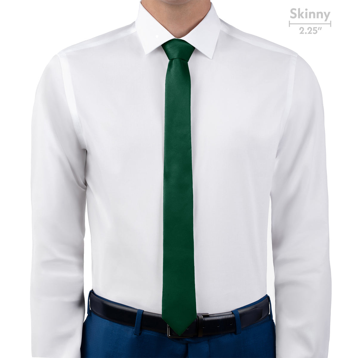 Azazie Emerald Necktie - Skinny - Knotty Tie Co.