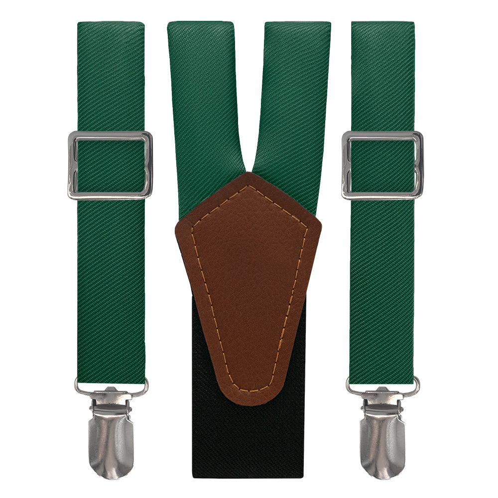 Azazie Emerald Suspenders - Main View - Knotty Tie Co.