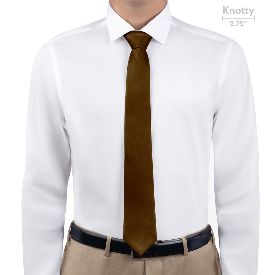 Azazie Espresso Necktie - Knotty - Knotty Tie Co.
