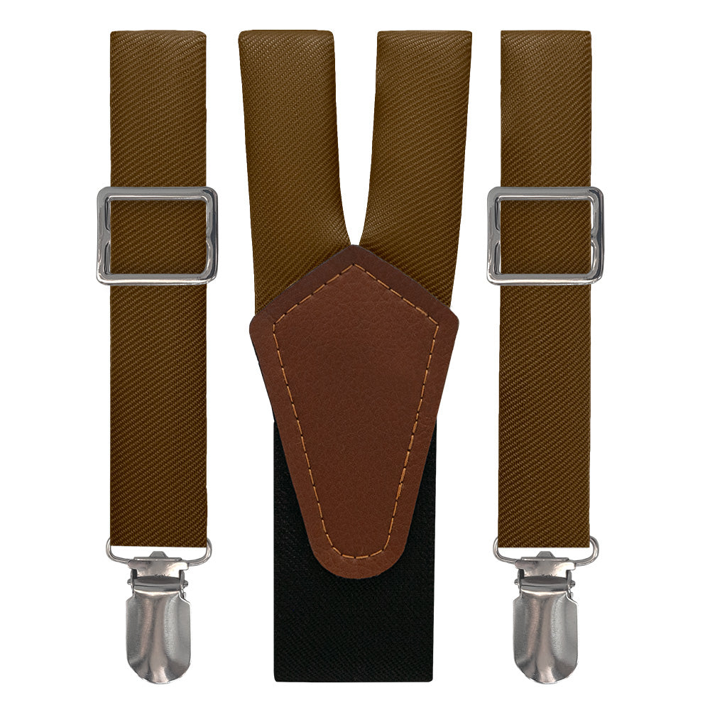 Azazie Espresso Suspenders - Main View - Knotty Tie Co.